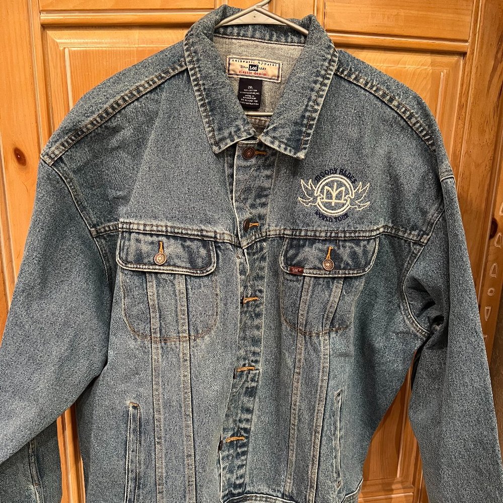 LIMITED EDITION DENIM CONCERT JACKET * MOODY BLUES WORLD TOUR * NEW W/O TAGS